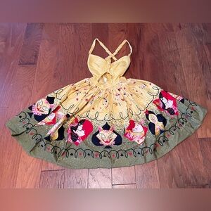 Pin Up Couture size XS Mary Blair Alice in Wonderland Dress. Dress has pockets.